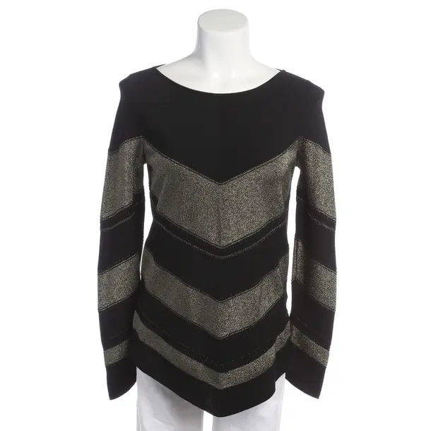 Longsleeve in Schwarz, Viskose, Roberto Cavalli
