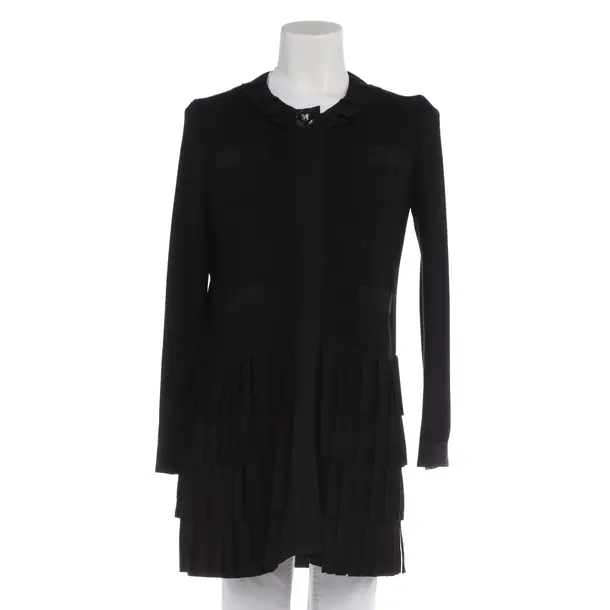 Mid-Season Coat in Black, Wool, Moschino