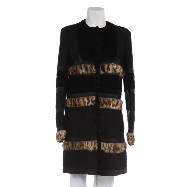 Leather Coat in Black, Leather, Roberto Cavalli