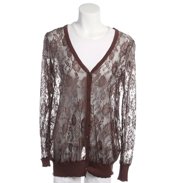 Strickjacke in Braun, Polyimid, Ermanno Scervino
