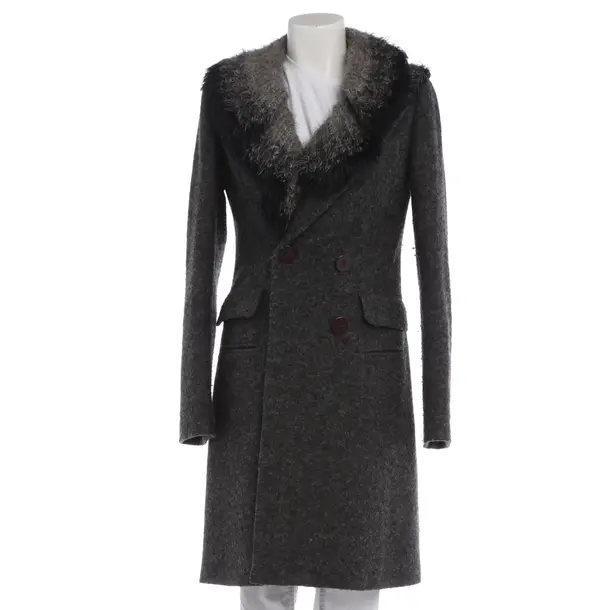 Wintermantel in Grau, Wolle, Ermanno Scervino