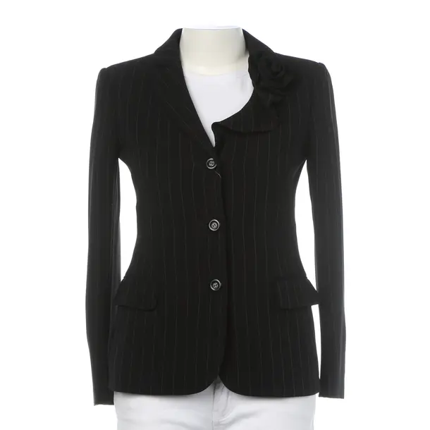 Blazer in Schwarz, Triacetat, Moschino