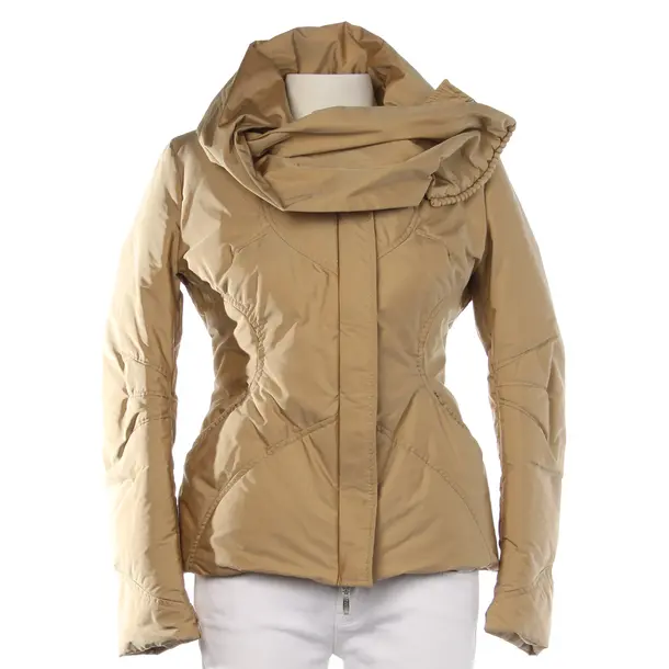 Down Puffer Jacket in Brown, Polyester, Ermanno Scervino