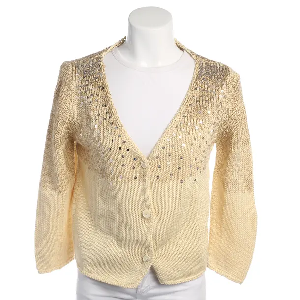 Strickjacke in Weiß, Baumwolle, Brunello Cucinelli
