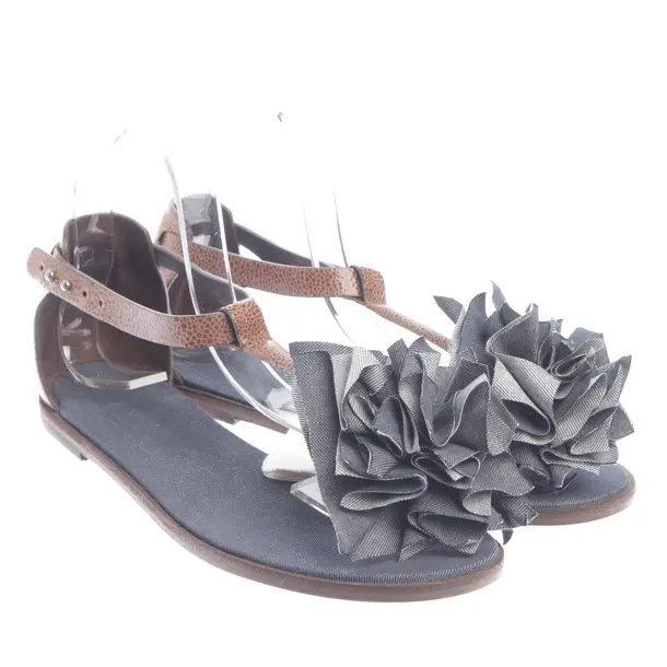 Sandals in Brown, , Brunello Cucinelli