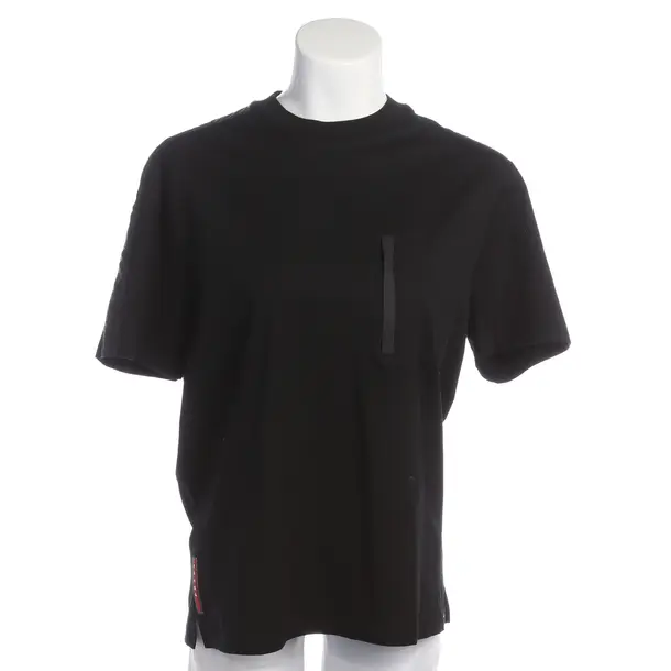 Shirt in Schwarz, Baumwolle, Prada