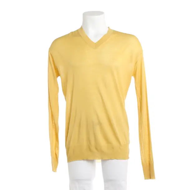 Pullover, in Gelb, Baumwolle, Prada