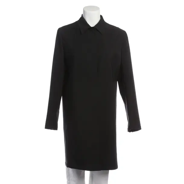 Mid-Season Coat in Black, Polyester, Prada