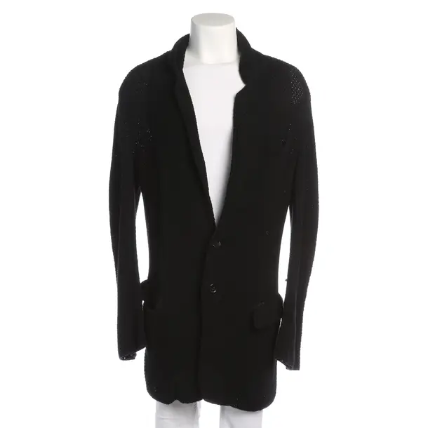 Cardigan in Black, Cotton, Yohji Yamamoto