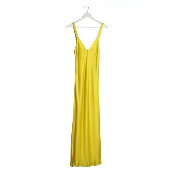 Cocktailkleid in Gelb, Acetat, Haider Ackermann
