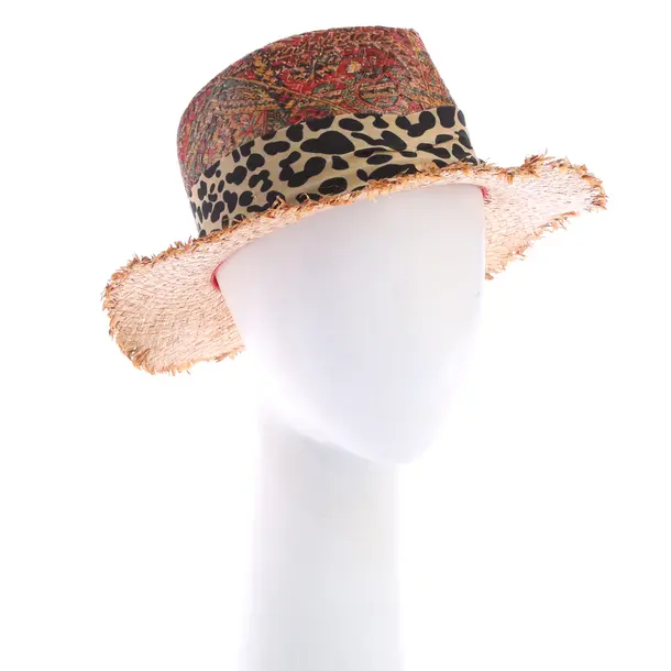 Hat in Multicolored, Straw, Etro