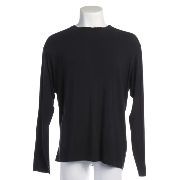 Longsleeve in Blau, Viskose, Yohji Yamamoto
