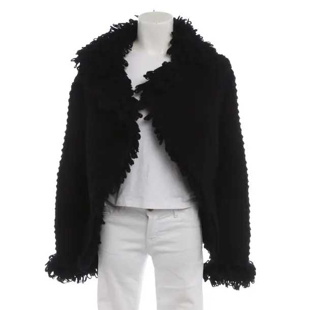 Übergangsjacke in Schwarz, Wolle, Yohji Yamamoto