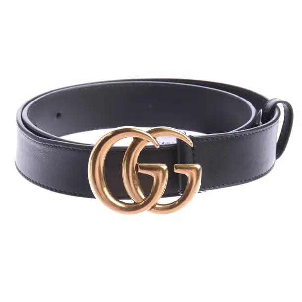 Gürtel in Schwarz, Leder, Gucci