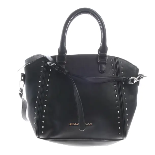 Handbag in Black, Leather, Armani Jeans