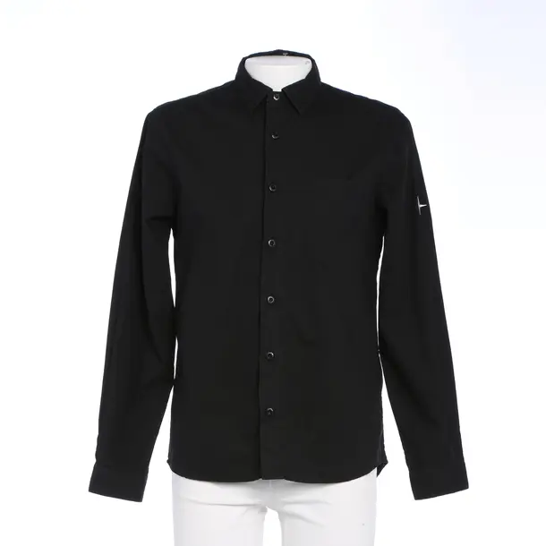 Hemd in Schwarz, Baumwolle, Stone Island