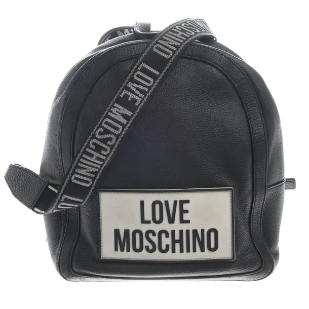 Backpack in Black, Polyamide, Love Moschino