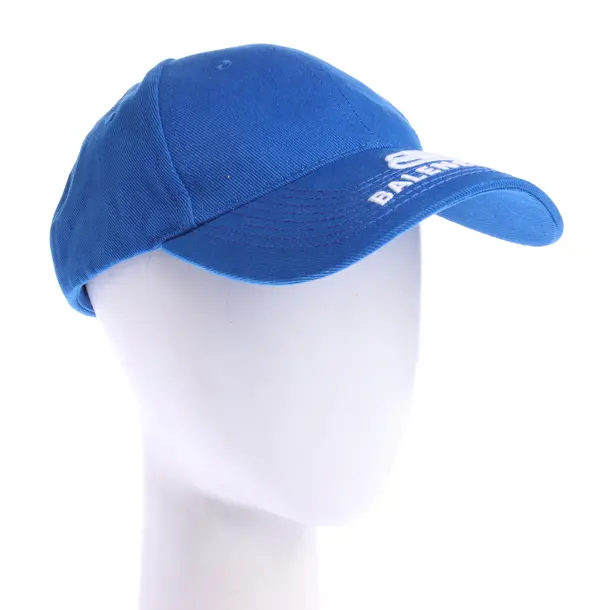 Cap in Blue, Cotton, Balenciaga