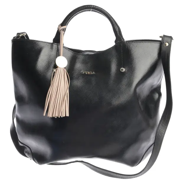 Handbag in Black, Leather, Furla