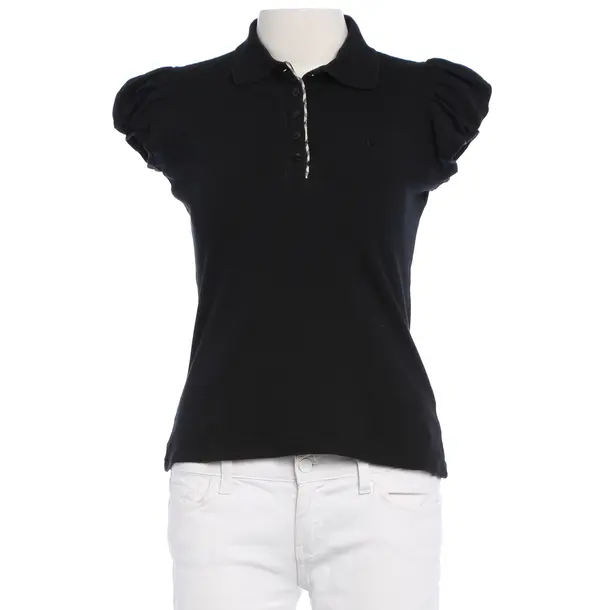 Polo Shirt in Black, Cotton, Burberry London