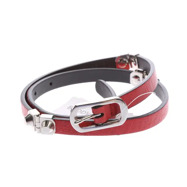Gürtel in Rot, Leder, Balenciaga
