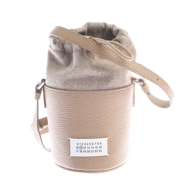Bucket Bag in Braun, Leder, Maison Martin Margiela