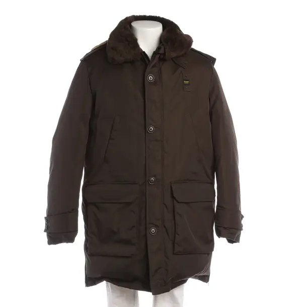 Daunenjacke in Braun, Polyamid, Blauer USA