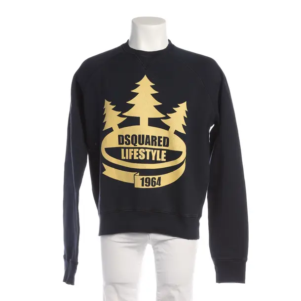 Sweatshirt in Blau, Baumwolle, Dsquared