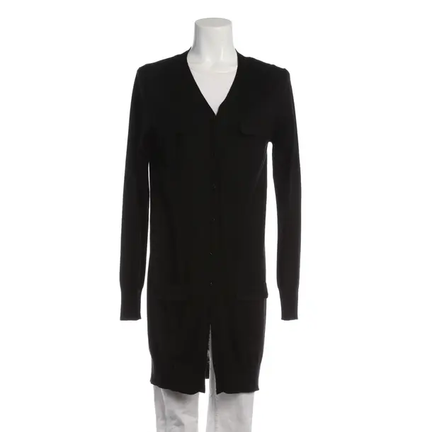 Cardigan in Black, Silk, Twin Set