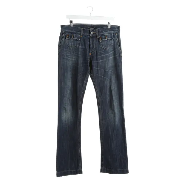 Straight Fit Jeans in Blue, Cotton, Dolce & Gabbana