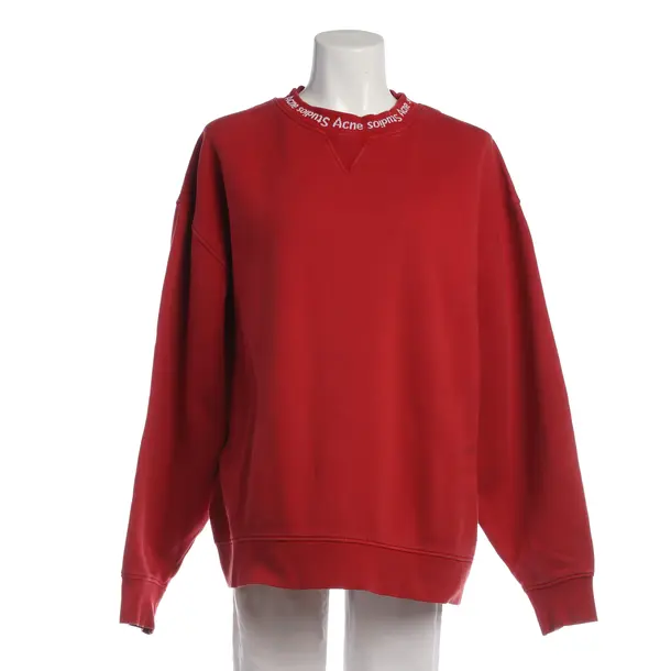 Sweatshirt in Rot, Baumwolle, Acne Studios