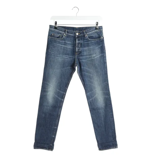 Jeans Straight Fit in Blau, Baumwolle, Golden Goose