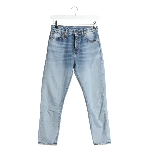 Straight Fit Jeans in Blue, Cotton, R13