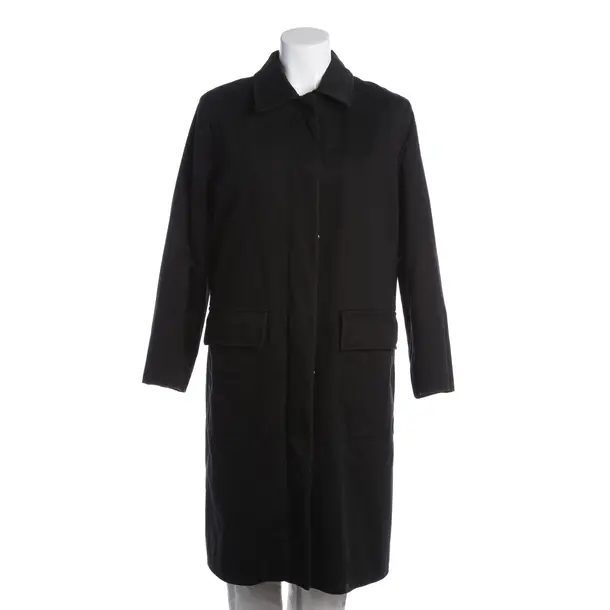 Wintermantel, in Schwarz, Baumwolle, Helmut Lang