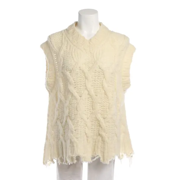 Sweater Vest in White, Wool, Acne Studios
