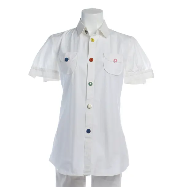 Bluse in Weiß, Baumwolle, Dsquared