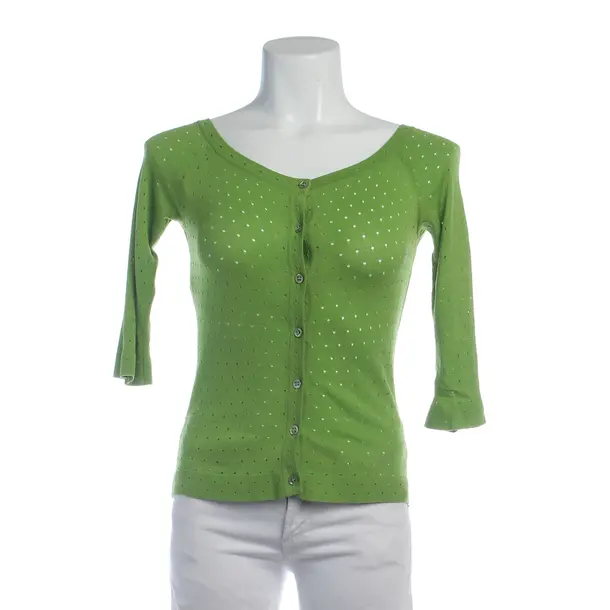 Strickjacke in Grün, Rayon, Moschino