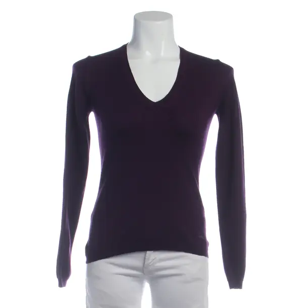 Wollpullover in Lila, Wolle, Burberry London