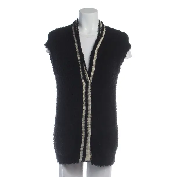 Strickjacke in Schwarz, Baumwolle, Brunello Cucinelli