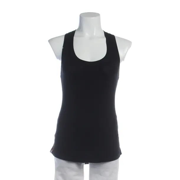 Top in Schwarz, Baumwolle, Burberry London