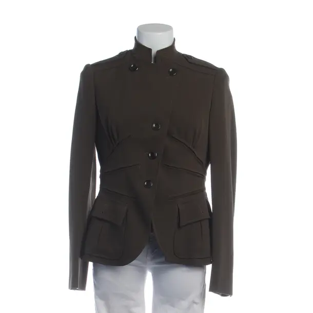 Blazer in Grün, Wolle, Moschino