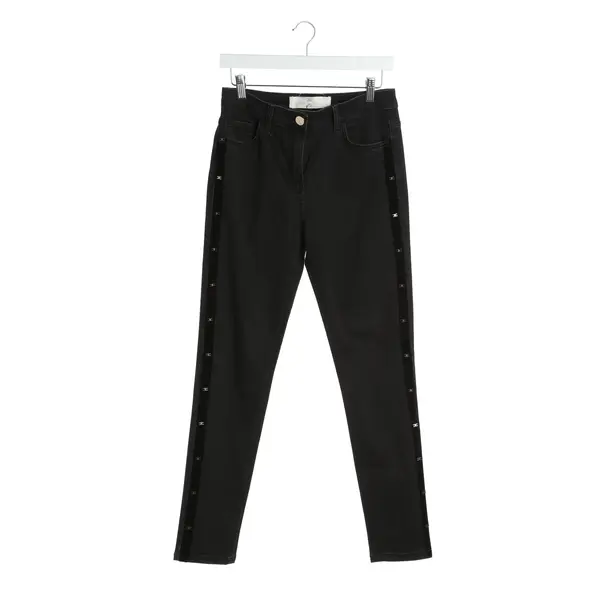 Skinny Jeans in Black, Cotton, Elisabetta Franchi
