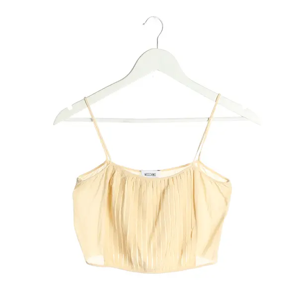 Top in Weiß, Polyester, Moschino