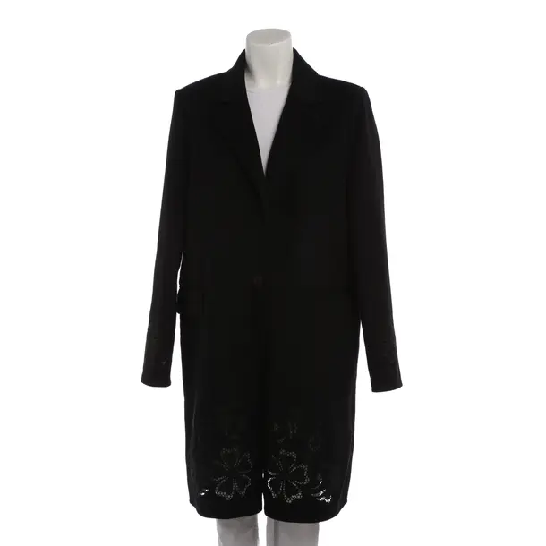 Winter Coat in Black, Polyester, Twin Set