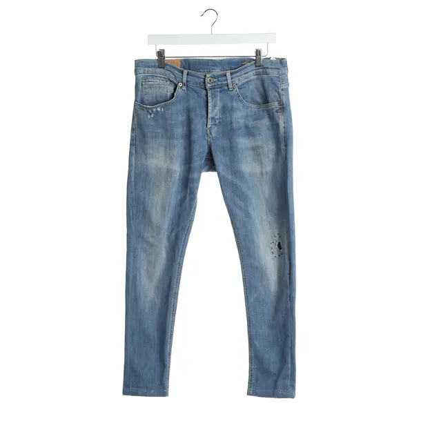 Jeans straight fit, in Azzurro, Cotone, Dondup