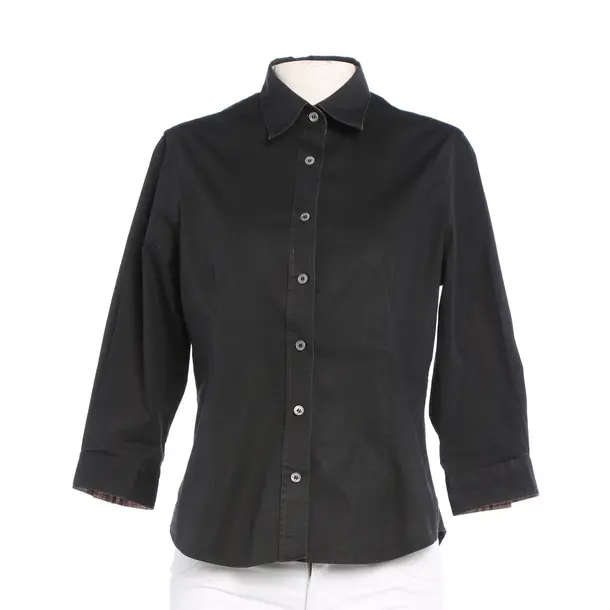 Bluse in Schwarz, Baumwolle, Burberry London