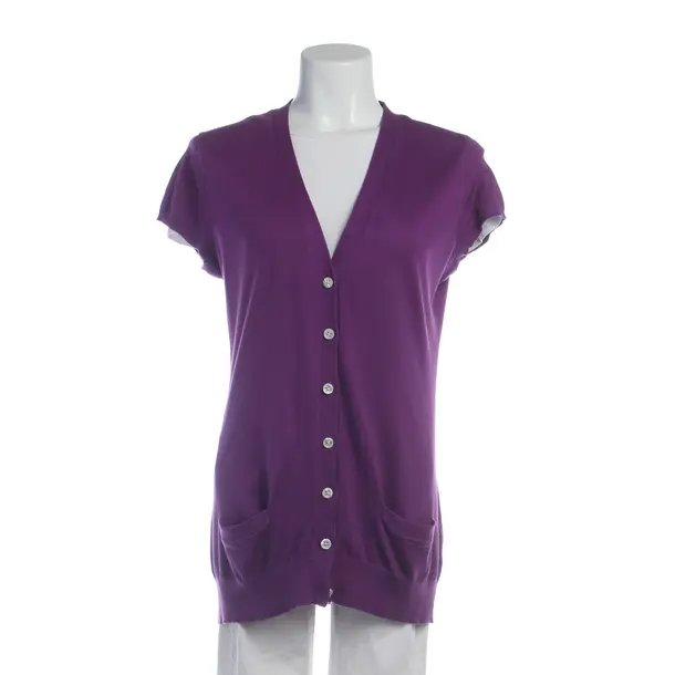 Strickjacke in Lila, Baumwolle, Lauren Ralph Lauren