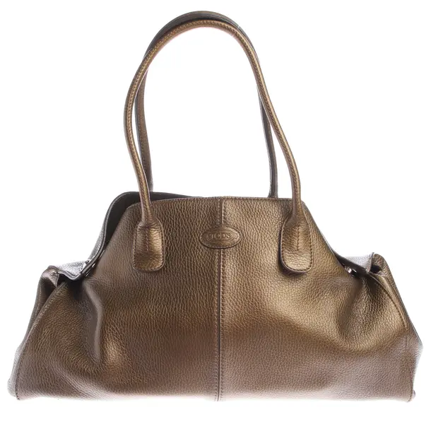 Handtasche in Metallic, Leder, Tod´s