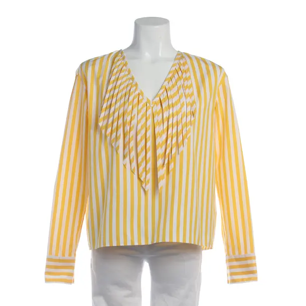 Bluse in Gelb, Baumwolle, MSGM