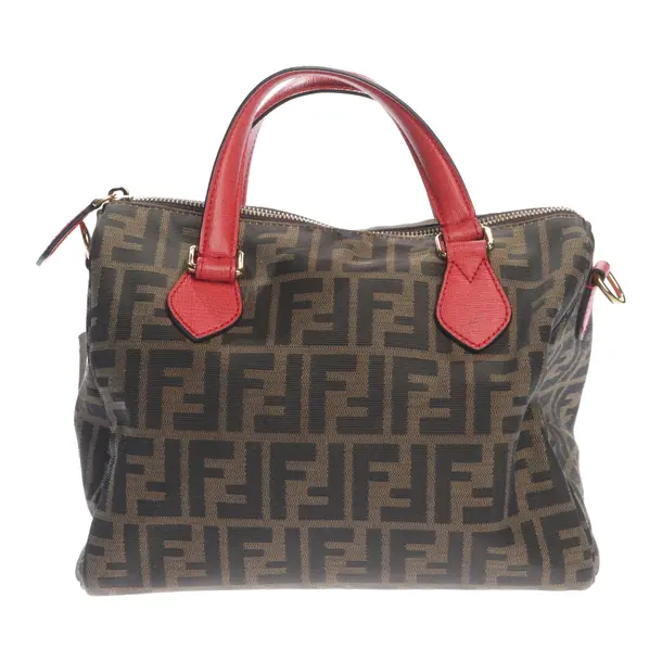 Handtasche in Braun, Baumwolle, Fendi